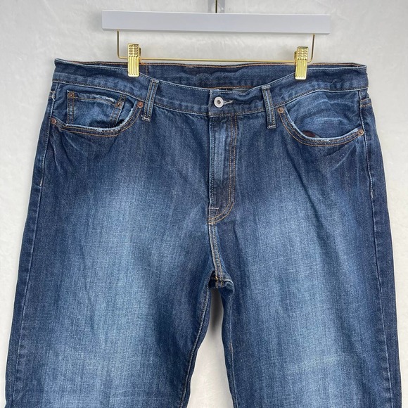 Lucky Brand 361‎ Vintage Straight Short Inseam Men's Jeans Dark Wash 38x28 - Picture 2 of 11